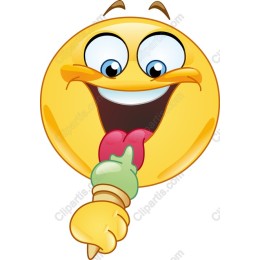 Joyful Ice Cream Emoji