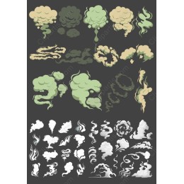  Smoke Bundle: Cliparts Collection