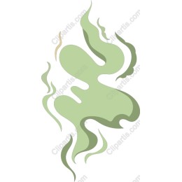 Green Abstract Smoke