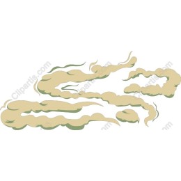 Elegant Swirling Cloud
