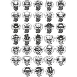 Skull Bundle: 36 Unique