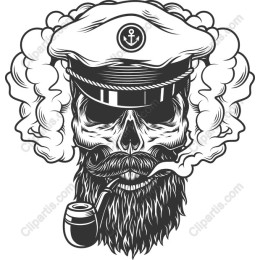 Nautical Skull Captain