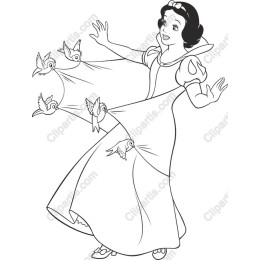 Whimsical Fairy Tale Character with Birds