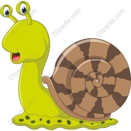 Cute Cartoon Snail
