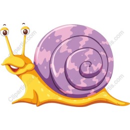 Cute Cartoon Snail
