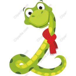 Playful Green Snake