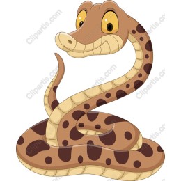 Charming Cartoon Snake