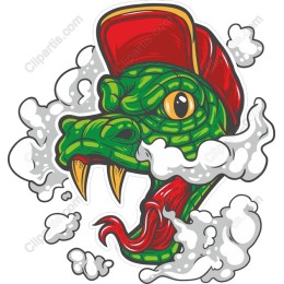 Fierce Serpent with Red Cap