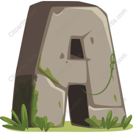Stone Letter A