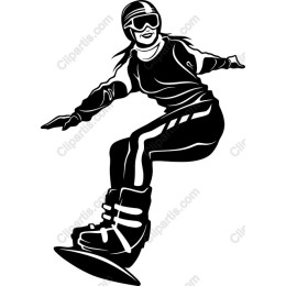 Female Snowboarder
