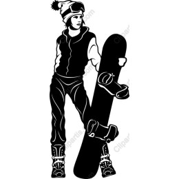 Stylish Snowboarder