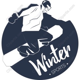 Dynamic Snowboarder - Winter Sports