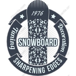 Vintage Snowboard Sharpening Edges