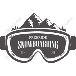 Freeride Snowboarding Goggles