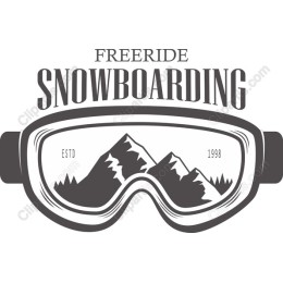 Freeride Snowboarding