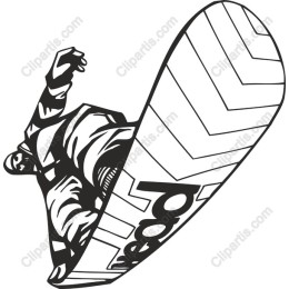 Adventurous Snowboarder