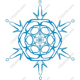 Blue Snowflake
