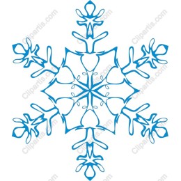 Blue Snowflake