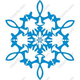 Blue Snowflake