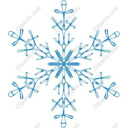 Blue Snowflake