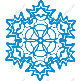 Blue Snowflake