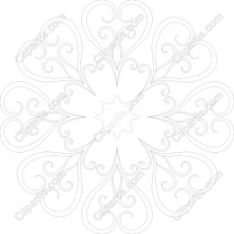 Ornate Heart Mandala