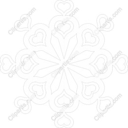 Heart Snowflake