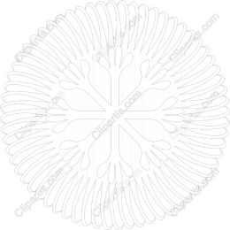 Elegant Geometric Circle
