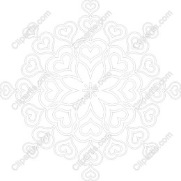 Heart-Shaped Mandala