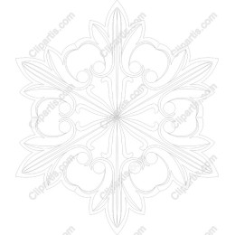 Elegant Floral Mandala