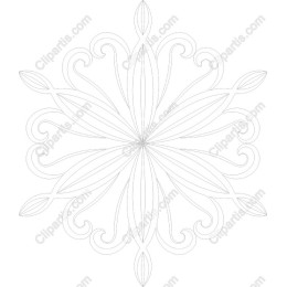 Intricate Winter Snowflake