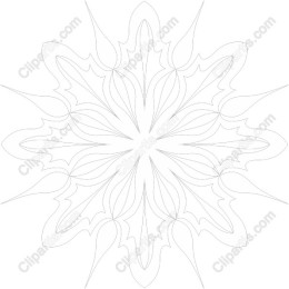 Elegant Snowflake Clipart