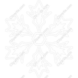 Stylized Winter Snowflake