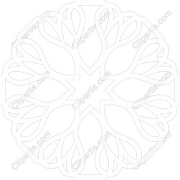 Elegant Symmetrical Floral