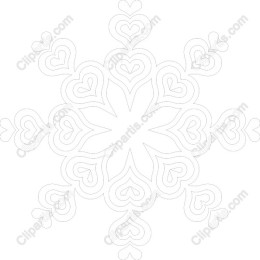 Heart Snowflake