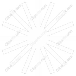 Radiant Radial Starburst