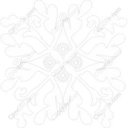 Intricate Winter Snowflake