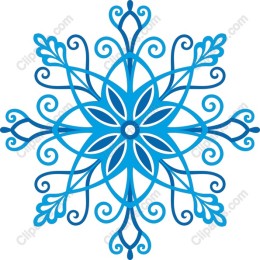 Blue Snowflake