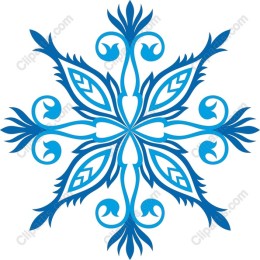 Blue Snowflake