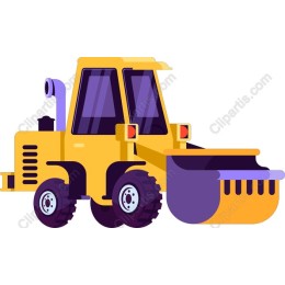 Vibrant Yellow Bulldozer
