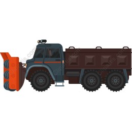 Snow Plow Truck