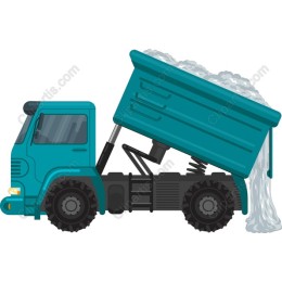 Vibrant Dump Truck