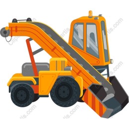 Vibrant Construction Loader