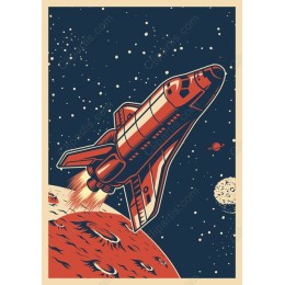Retro Space Shuttle