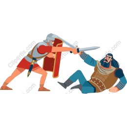 Epic Roman Gladiator Battle