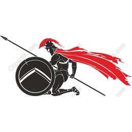Heroic Warrior with Spear and Cloak