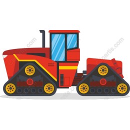 Dynamic Red Tractor
