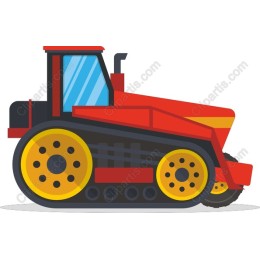 Vibrant Modern Bulldozer