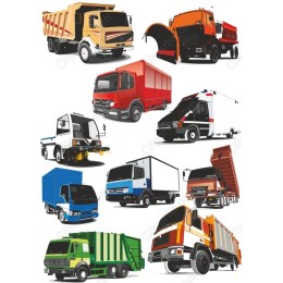  Truck Cliparts Collection - Bundle