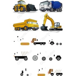 Construction Vehicle Set